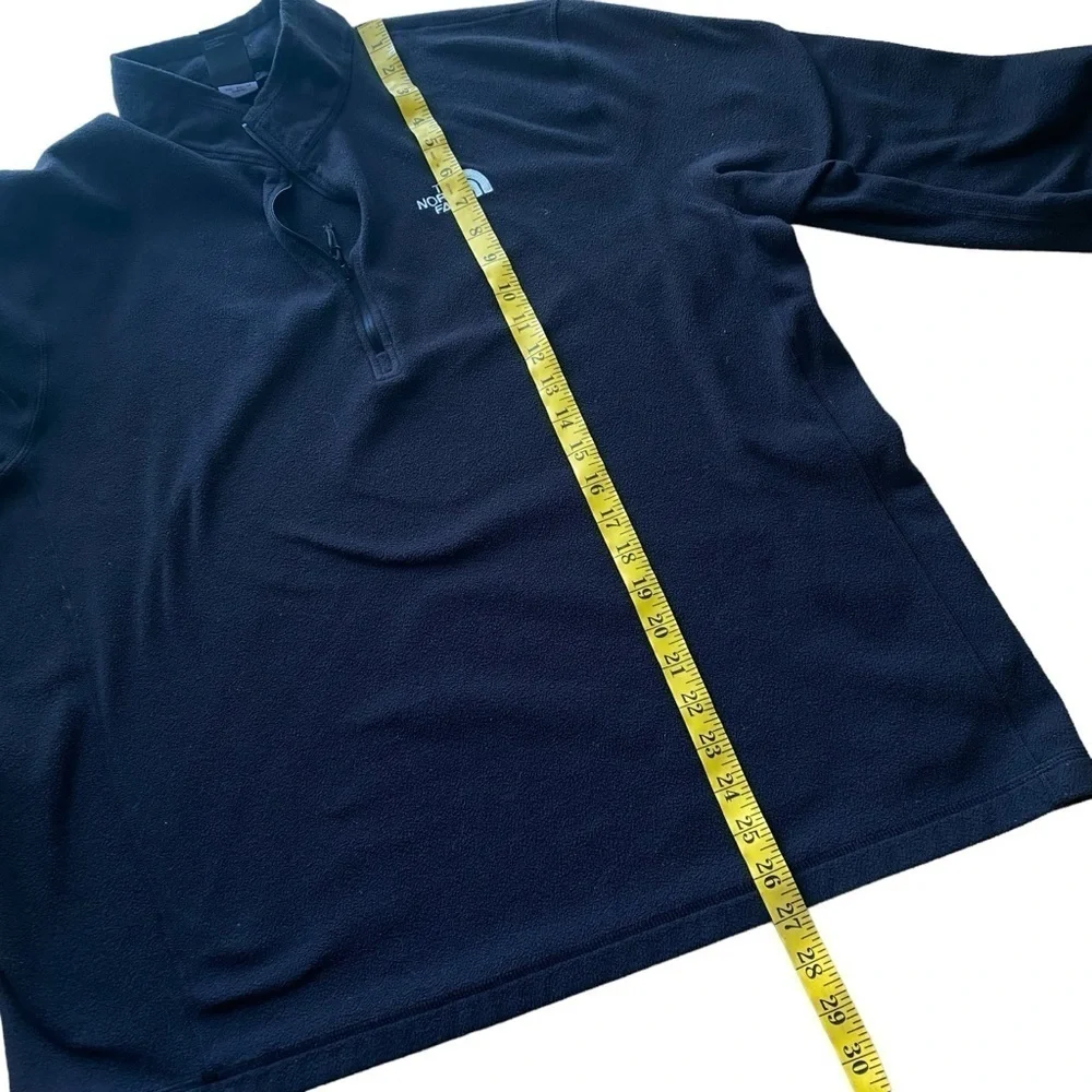 The North Face Men’s Black Fleece Quarter Zip Pullover Size XL